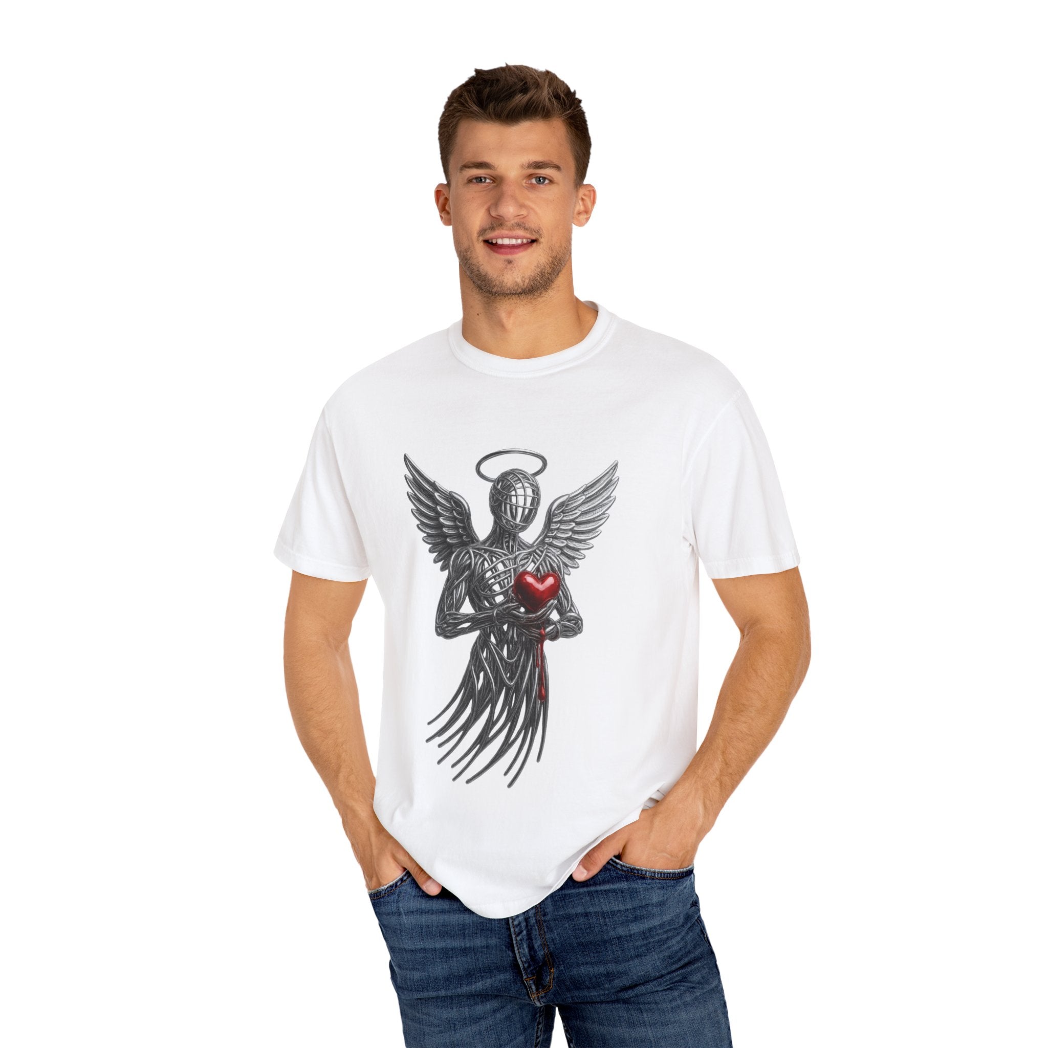 Angel with Heart Graphic T-Shirt