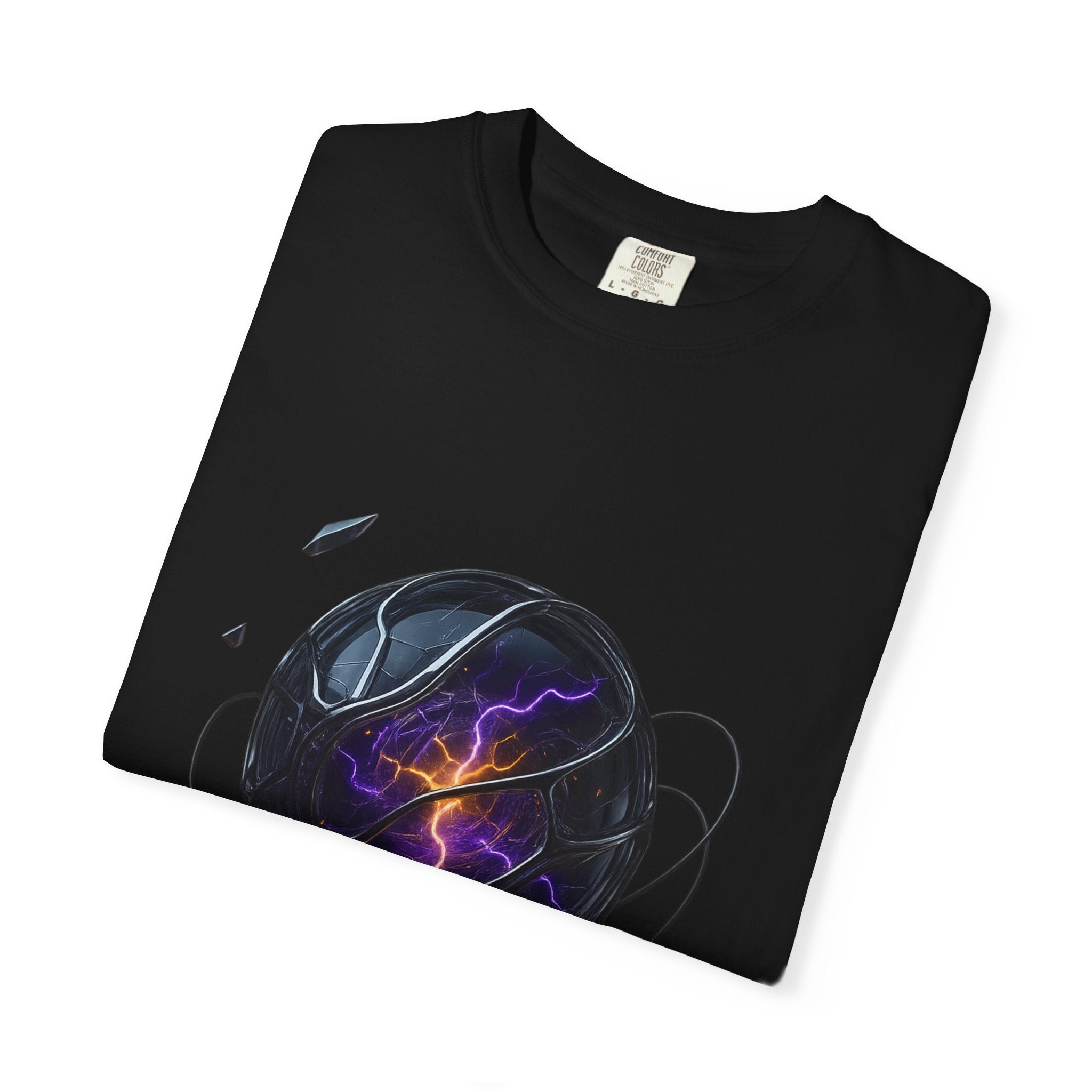 Cosmic Storm T-Shirt — Lightning Orb Graphic Tee