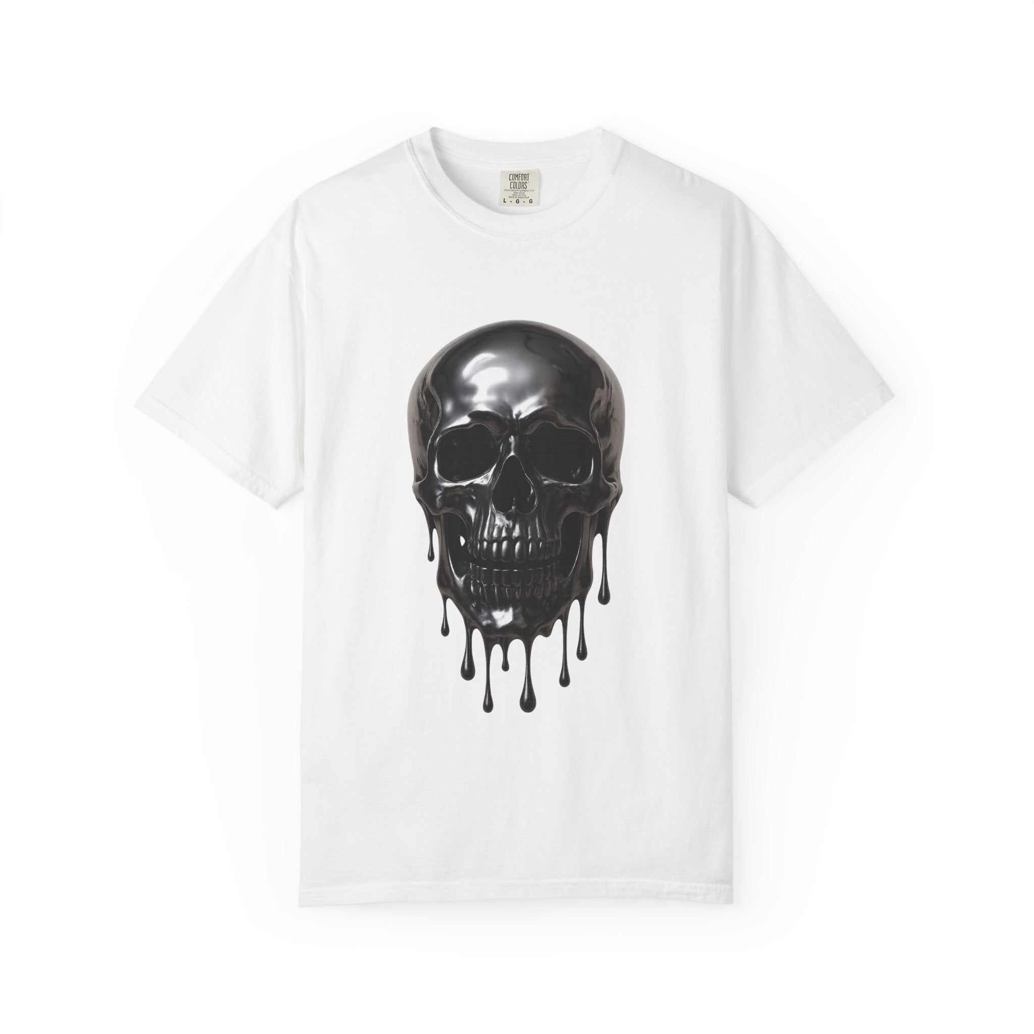 Dripping Black Skull T-Shirt
