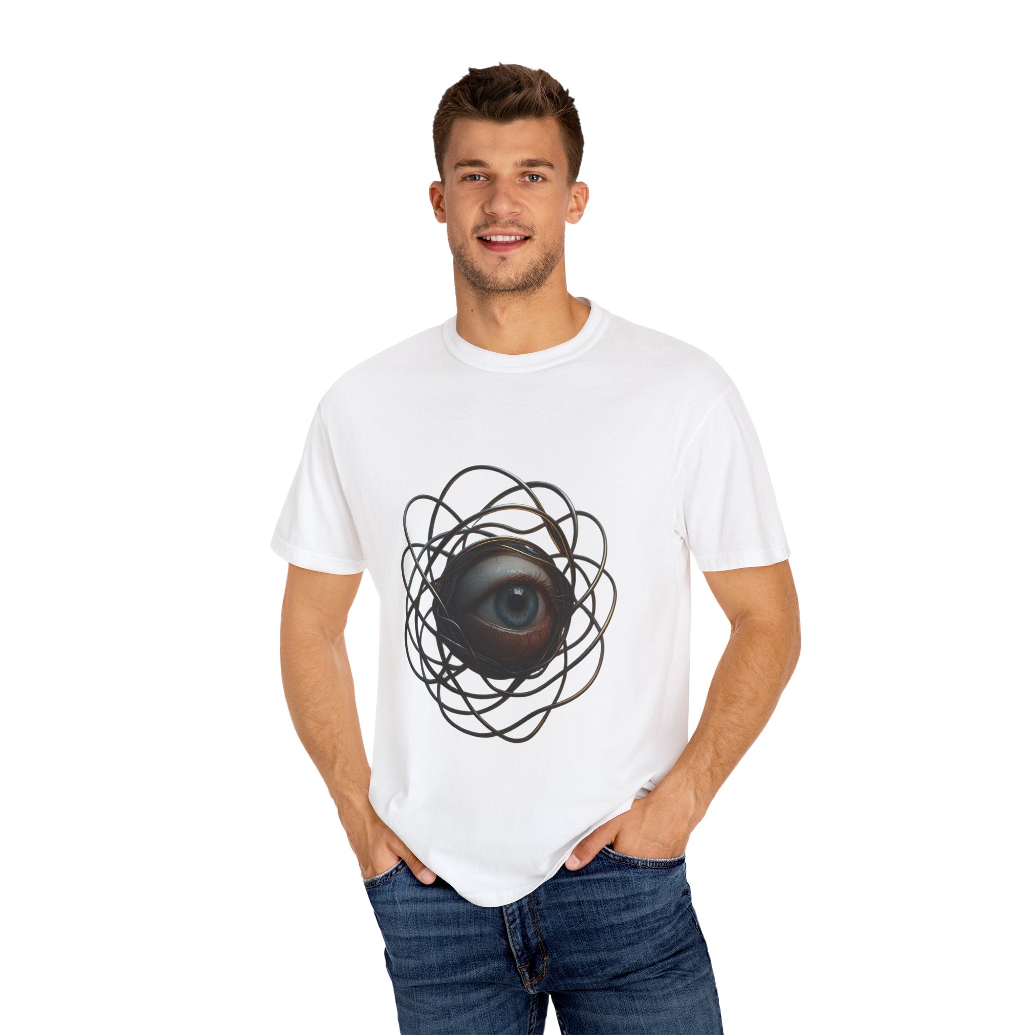 All-Seeing Eye Graphic T-Shirt — Surreal Orbital Design