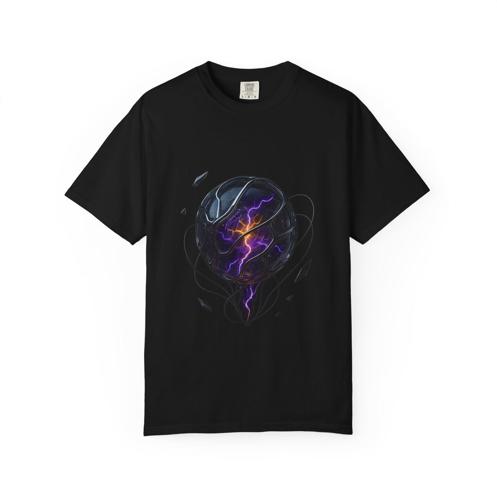 Cosmic Storm T-Shirt — Lightning Orb Graphic Tee