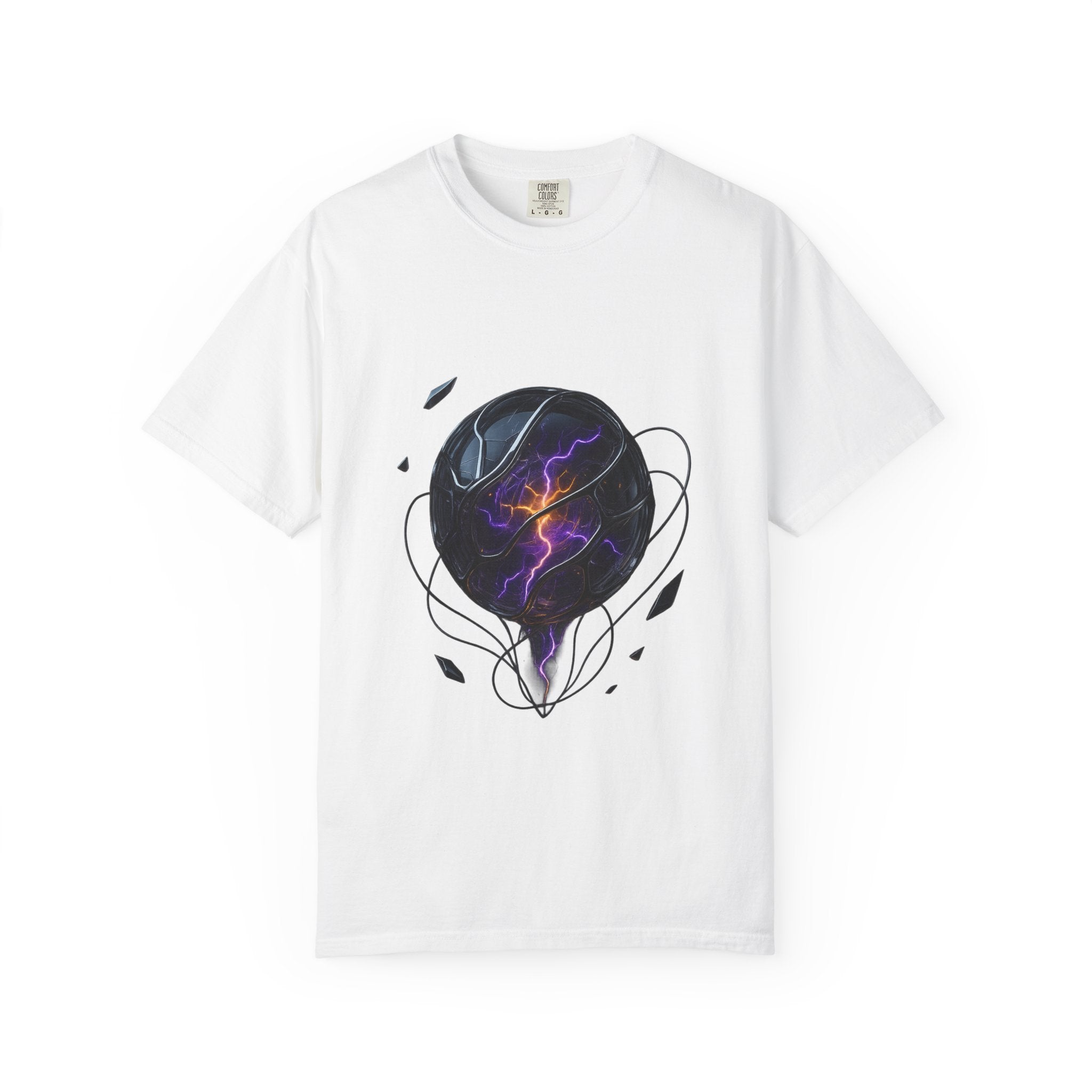 Cosmic Storm T-Shirt — Lightning Orb Graphic Tee